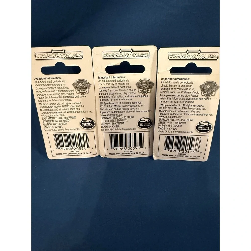 Paw Patrol Mini Figures Lot Of 3 Cake Topper New